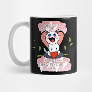 Cat Proposing on Valentine's Day Mug